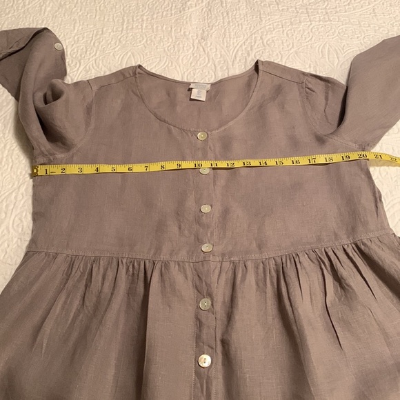 SIGRID OLSEN Linen Button Down Top - Picture 9 of 11